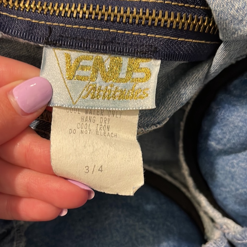 Vintage jean bodycon dress - Picture 6 of 7